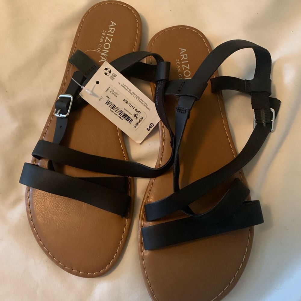Black straps sandals 👡